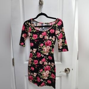 Floral Bodycon Dress